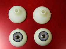 Realistic Acrylic Eyes for Halloween PROPS, MASKS, DOLLS or Bears (BLUE 26mm) picture