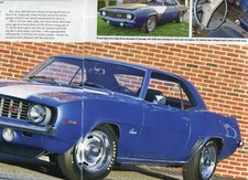 1969 CHEVROLET CAMARO Z/28 RESTORATION 6 page COLOR Article picture