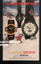 1988 Print Ad for Lorus Sports Watch