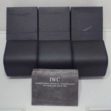IWC Schaffhausen Watch Storage Case Leather Collectible Excellent Cond picture