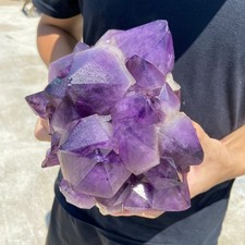 9.1lb Natural amethyst crystal cluster rough mineral specimen from Congo picture