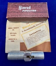 Vintage Nimrod Pipeliter Pipe Lighter Complete Box & Paperwork 1950s picture