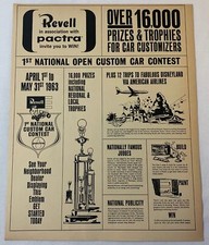 1963 REVELL/PACTRA models ad ~1st National Open Custom Car Contest picture