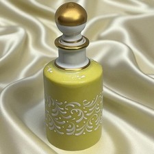 Vintage Limoges France Vanity Bottle Hand Painted Scroll Work picture