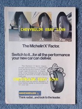 1974 Michelin Radial Tires Vintage Ad 
