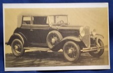 Vintage 1931 Chevrolet Landau Phaeton 6 Cyl. Advertising Card General Motors picture