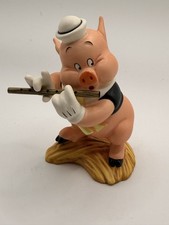 Disney Classics Three Little Pigs Flute Figurine 