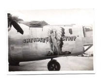 Original Photo Fighter Plane Nose Art CHEROKEE STRIP World War Two WWII US picture
