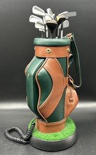 Vintage Golf Bag Phone Push Button Landline Telephone picture