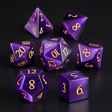 LUCKY-M Gemstone DND Dice Set for Dungeons and Dragons picture