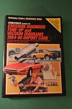 Chilton's Guide Emission Diagnosis Tune-up & Vacuum Diagrams 1984-86 Import Cars picture
