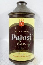 GOOD OLD POTOSI Potosi Wisconsin Cone Top Beer Can picture
