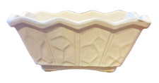 Vintage McCoy White Dish Gardens Planter, no 700, 7 in long no chips  picture