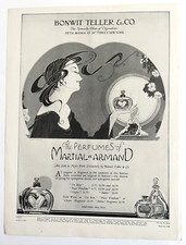 1929 BONWIT TELLER MARTIAL ARMAND PERFUME ROXAND ART DECO PARIS BEAUTY PRINT AD picture