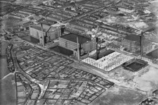 Falcon Velvet Mill and cotton mills Victoria Street Busk 1926 England OLD PHOTO picture