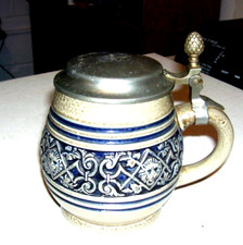 German Lidded Beer Stein # 620/3 