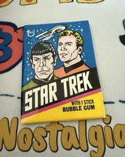 1976 STAR TREK UNOPENED CARD WAX PACK TOPPS Sealed Great Shape  picture