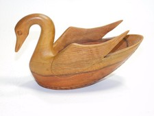 Yugoslavia Hand Carved Wooded Swan picture