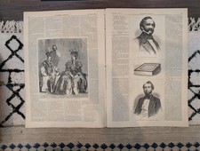 1857 California Mining Life Harpers Weekly October 03 Central America Wreck picture