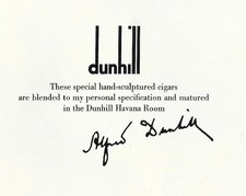 Rare Cigar Label made for DUNHILL in Havana. vitola. Special Collectibles picture