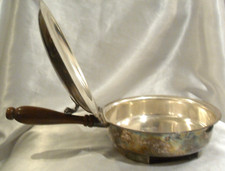 SILVER PLATE SHEFFIELD TABLE CRUMBER WITH BRUSH (SILENT BUTLER) picture