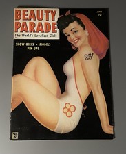 Beauty Parade Magazine November 1944 Vol 3 #6 Vintage Pin Up Magazine picture