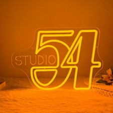 Studio 54 Neon Sign, Music LED Neon Light, USB Powered Disco Party Si... picture