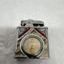 Vintage Windsor Deluxe Clock Lighter picture
