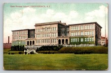 1908 State Normal School Providence RI Reichner Bros. Posted Postcard picture