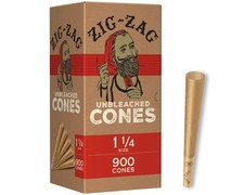 Count 1 1/4 Inch Unbleached Pre-Rolled Cones with Filter Tips picture