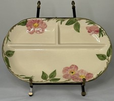 Franciscan Desert Rose Relish Dish 3 Compartments Hand Painted CalifornIa TV USA picture