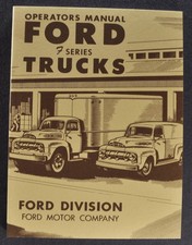 1951 Ford Truck Owners Manual Pickup Panel Stake F-1  thru F-8 Reprint picture