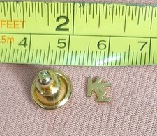 Small Gold Tone Kappa Sigma Fraternity Lapel Pin picture