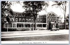 K32/ Skaneateles New York RPPC Postcard c1950s Sherwood Inn Hotel 1280 picture