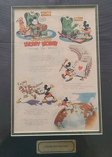 Vintage 1930s–40s Disney Artwork (21 Pieces) – Matted picture