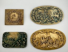 Vintage Classical Wall Plaque Set 4 Rococo Baroque Resin Decor Relief picture