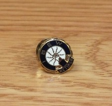 Rare IBEW Gold Tone Retired Employee Collectible Lapel Pin  picture