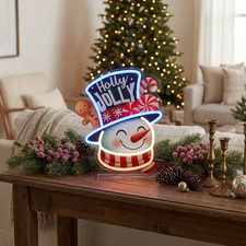 Acrylic Neon Snowman Light picture