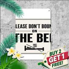 No Jumping Hazard Caution Safety Sign 8x12 Poolside Compliance Metal Tin Plaque picture