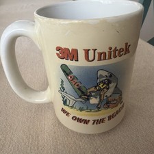 3m Unitek Ceramic Coffee Mug Vintage 1987 Shark Attack picture