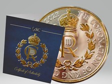 2023 Silver 1 Oz .999 Gilded King Charles III Coronation Edition picture