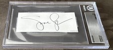 GLEE star Jane Lynch (Sue Sylvester) signed cut signature autograph BAS BGS slab picture