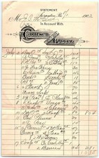 1903 Scranton PA Grocer Billhead Statement picture