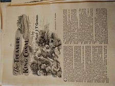 Sk241 Ephemera 1930s short Story The Treasure Of King Conal Major J T Gorman  picture
