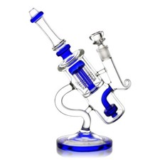 10'' Water Pipe Special Bong Perc Bong Smoking Hookah Heavy Glass Bongs picture