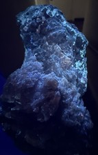 A+Natural Green Brazilian Zeolite On StandAlso UV’s Crystals,Minerals,Quartz picture