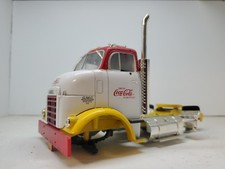 Ertl Coca Cola GMC 1954 truck semi 1:25 scale yellow/red/white (For Parts) picture