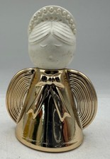 Vintage 1977 Avon Golden Angel Sweet Honesty Cologne 1 oz Full Figurine No Box picture