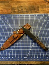 1970s Garcia Survival Knife – Duracoat Blade w/ Premium Peloza Lift-Dot Sheath picture