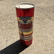 New Sealed 16 oz Comet Cleanser Cleaner Professional Red Can Prop Display VTG picture
